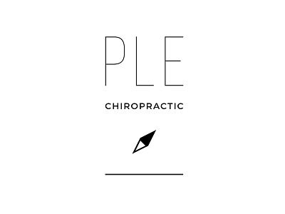 PLE Chiropractic design logo