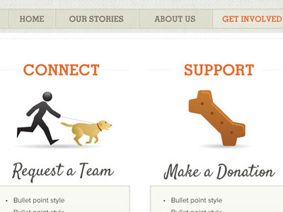 Dog Therapy Website (non-profit) design marketing website