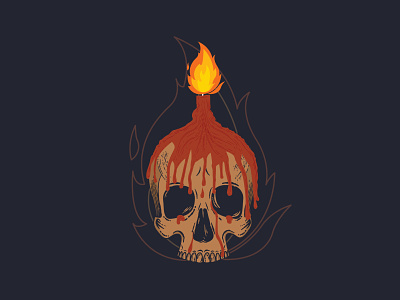 Skull #1 - illsutration app illustration creative design illustration skull skull art ui vector web