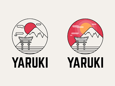 Logo - Yaruki branding creative design identity illustration japan logo logo design typography vector