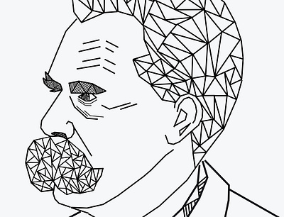 Friedrich Nietzsche animation art artist artwork artworks daailyart design drawart hyperrealism illustration illustration art illustrations illustrator pencil art portrait