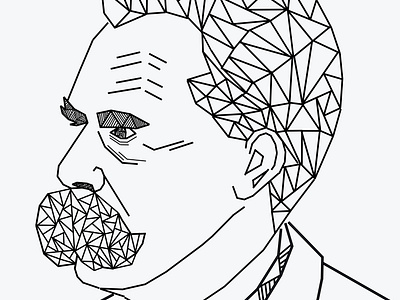 Friedrich Nietzsche animation art artist artwork artworks daailyart design drawart hyperrealism illustration illustration art illustrations illustrator pencil art portrait