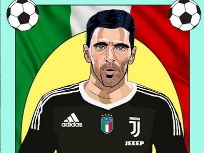 Gianluigi Buffon artist artwork daailyart design drawart illustraion illustration illustration art illustrations illustrator