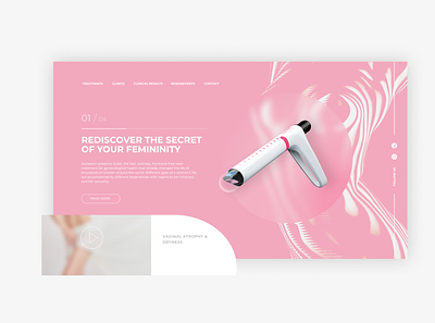 CONCEPT Juliet – The feminine laser design ui uxui web webdesign
