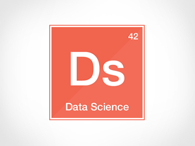 Data Science block data element logo red science type