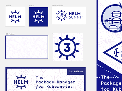 Helm Rebrand #2 3 branding cncf design helm illustration kubernetes logo ship