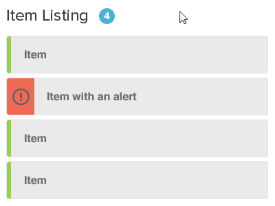 GIF - Listing Interactions animated delete gif items listing menu options status ui