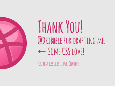 Dribbble logo in CSS css dribbble logo