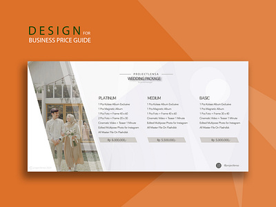Design for Business Pricelist