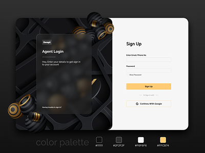 Sign Up Page Ui