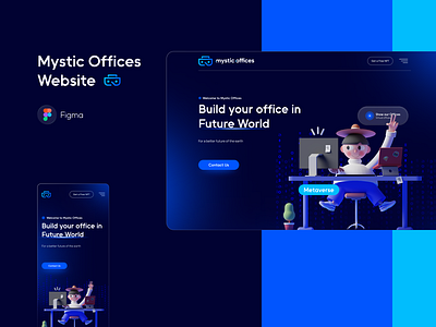 Mystic Offices Website UI