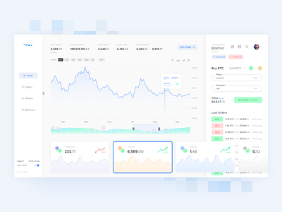 Crypto Exchange UI