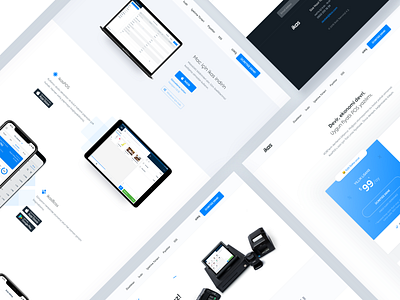 ikas Landing - Download and Pricing Page branding clean design download page landing landing page landing page design minimal pos price pricing simple ui ux web white