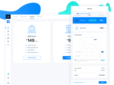ikas Subscription Flow and Checkout app checkout clean dashboard design flat icon icons ikas illustration minimal payment pricing simple subscribe ui ux vector web white