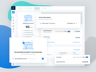 ikas Subscriptions checkout checkout form clean dashboard design flat icon ikas illustration minimal pricing saas simple subscribe subscription ui ux vector web white