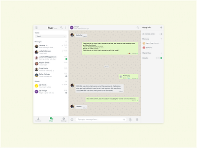 Messanger chat design messanger minimal ui ui design ux ux design web website