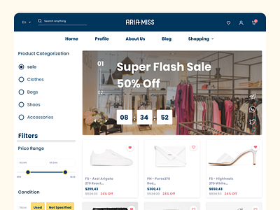 Product Categories categories design minimal products shopping ui ui design ux ux design web website