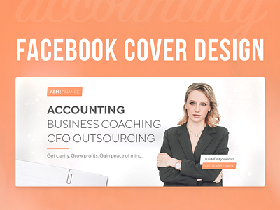 Accounting | Social Media Facebook Cover Design accounting business coaching cover design design banner facebook facebook cover facebook design facebook page finance social media design