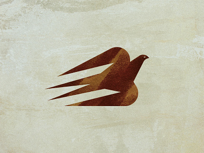 Ghostbird animal bird geometric icon illustration logo mark nature sign swallow symbol