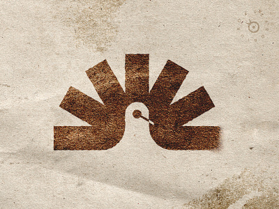 Fantail pigeon animal bird dove fancy icon logo mark pigeon race symbol szarobiuro