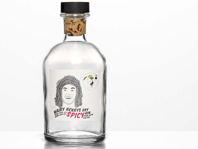 Hairy Henrys Gin design graphic design packaging product