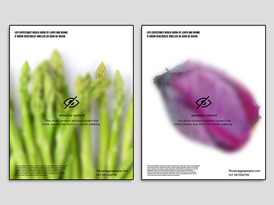 Sensitive Veggies advertising branding design graphic design illustration typography webdesign