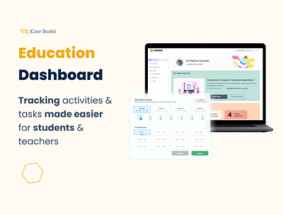 Tracking activities & tasks made easier for students & teachers. dashboard edtech education eductaion dashboard product designing ui uiux