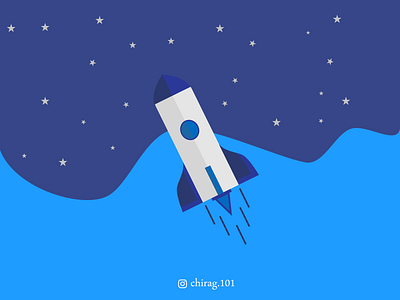 Rocket Illustration 🚀 astronaut astronomy dribbble earth elonmusk falcon graphicdesign illustration iss launch mars moon nasa rocketscience science space spacex universe ⁣ rocket