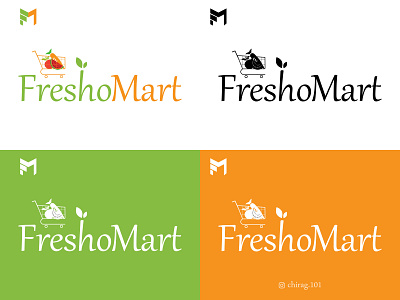 Logo Design - FreshoMart branding design digitalart dribbble fruit fruit vegetable store graphic design graphicdesign icon design illustration logo logodesign logodesigner logomark vector vegetable