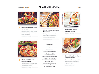 Eureka - Blog blog clean ecommerce food restaurant template theme web web design website