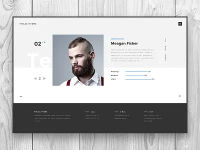 Agency (sketch) minimal modular simple typography web web design website