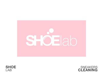 Logo Design for the Sneakers Cleaning branding bubbles cleaning design illustration logo minimal service sneakers typography ukraine