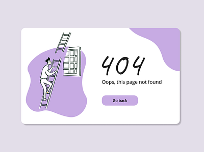 404 008 art daily ui dayliui design illustration minimal ui ux web website