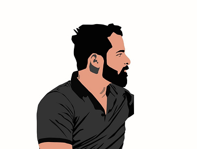 Beard Shadow 3d animation branding design graphic design illustration logo motion graphics ui vector web work
