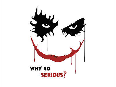 Joker batman design illustration joker logo ui web whysoserious work