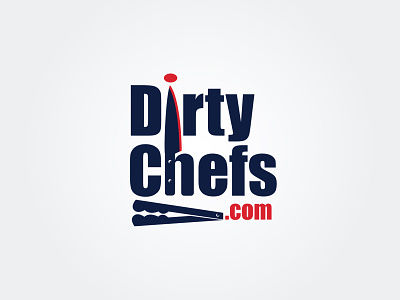Dirty Chefs .com abstract appliance blood bold chef creative dirty food hidden home kitchen knife logo modern restaurant serious vector
