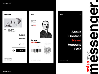 messenger. - UI Design