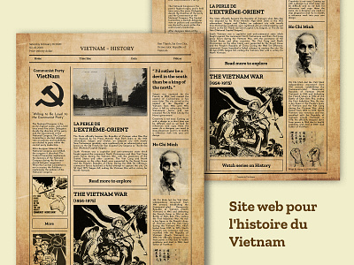VietNam History - "Paper 1940s" black and white dang cong san figma history ho chi minh paper vietnam