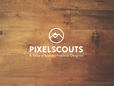 Pixelscouts Logo Concept branding camping freelance identity logo mountains outdoors rustic