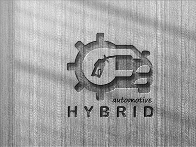 HYBRID Automotive Logo 3d american bangladesh branding branding logo design graphic design illustration logo