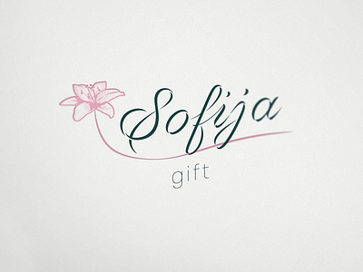 Sofija Gift Logo brand branding catering logo design designs flower shop logo logo logo brand logo design logodesign logos vector