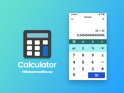 Daily UI challenge (Calculator)