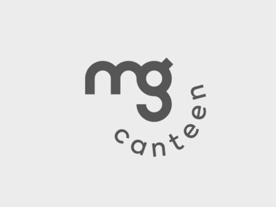 Mg Canteen Logodesign branding illustration logo typography vector