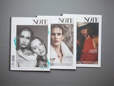 NOTE Magazine design art direction graphic design layout magazine