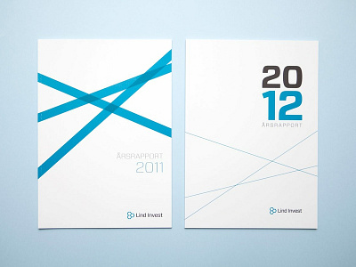 Lind Invest Annual Report annual report art direction design graphic design