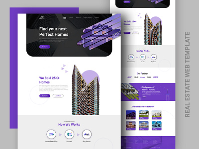 🏠 Real Estate Web Template Design