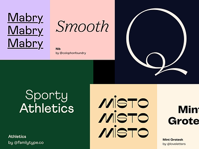 Favourite typefaces series on Instagram