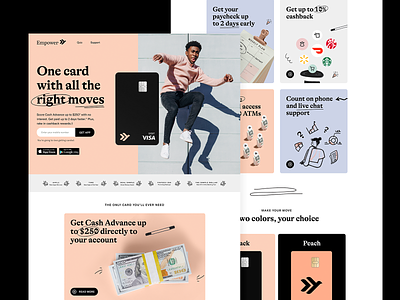 New Website! brand card debitcard finance finance app fintech landing page startup web design website