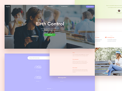 Nurx landing page concept