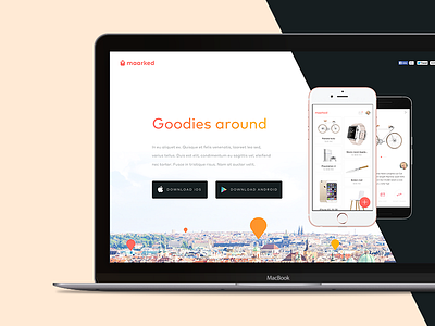 Markeed landing page
